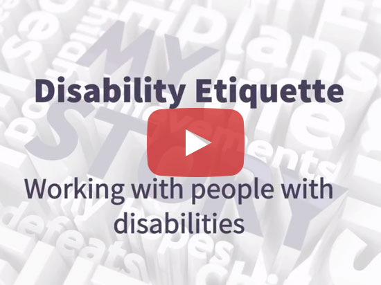 Disability Etiquette Title Frame